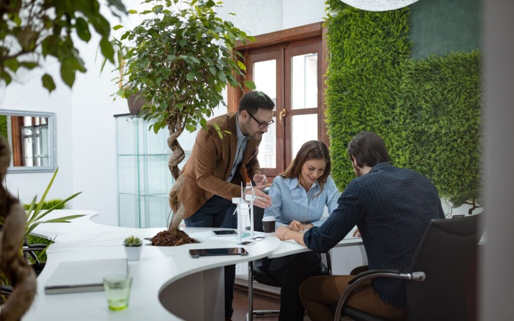 Green Office Spaces for Mental Well-Being: Enhancing Work-Life Quality