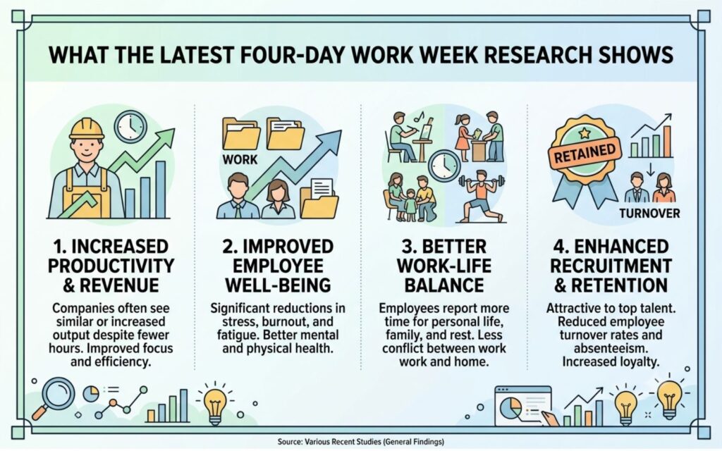What The Latest Four Day Work Week Research Shows