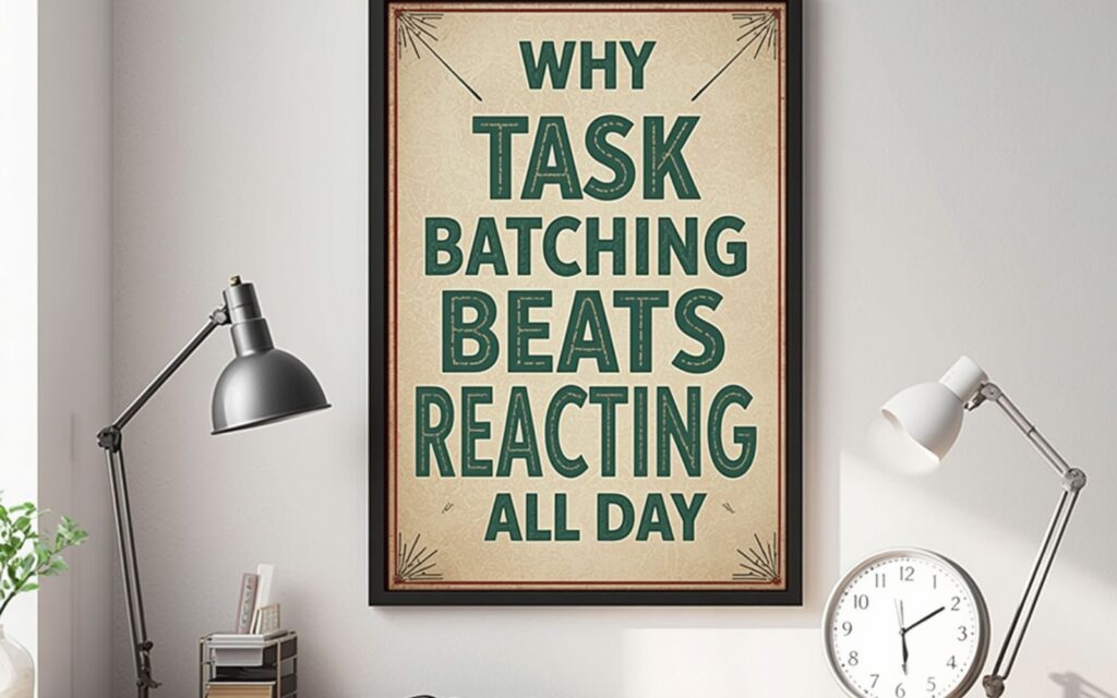 Why Task Batching Beats Reacting All Day