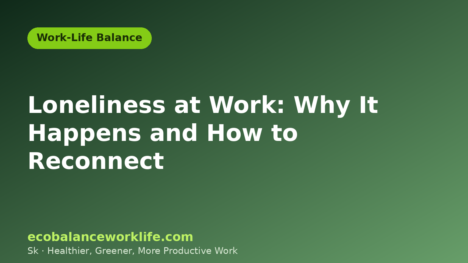 Colleagues reconnecting to reduce loneliness at work